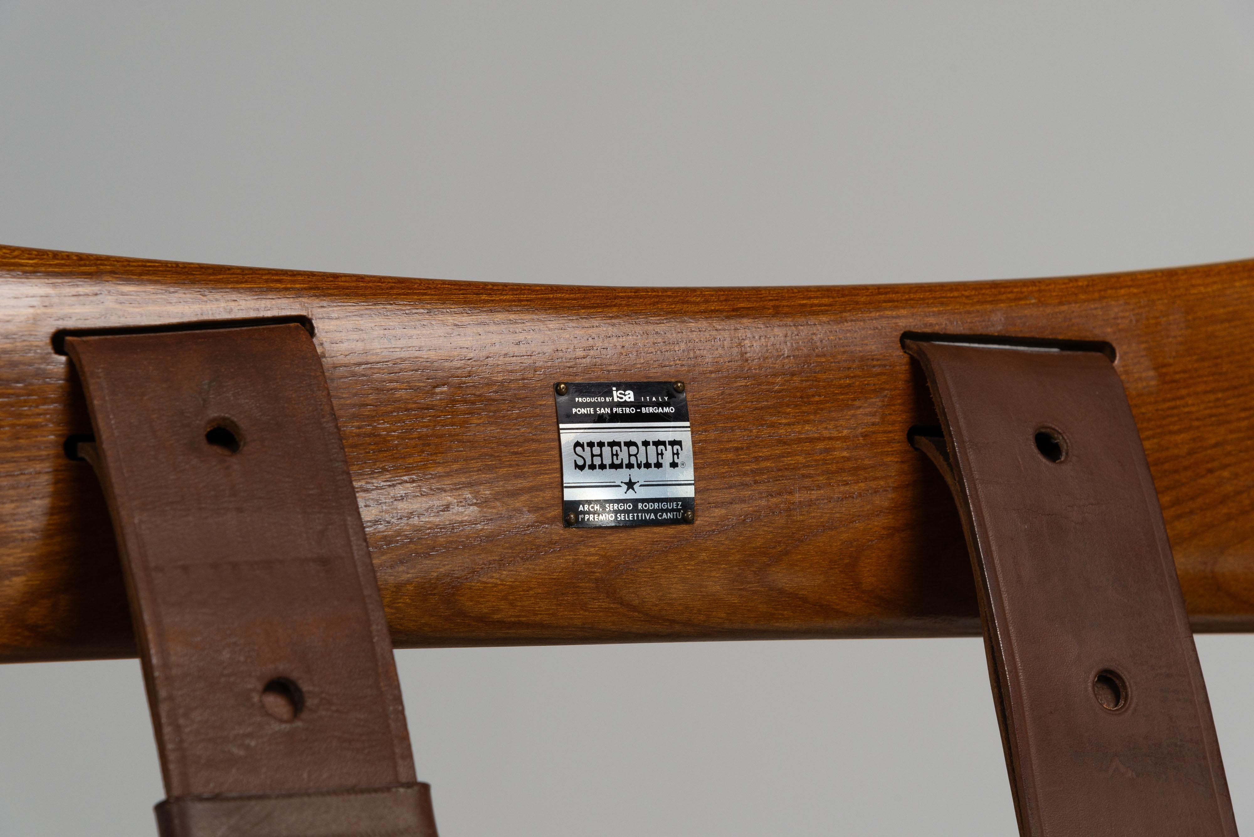 Sergio Rodrigues Sheriff lounge chair ISA Bergamo Italy 1961 7