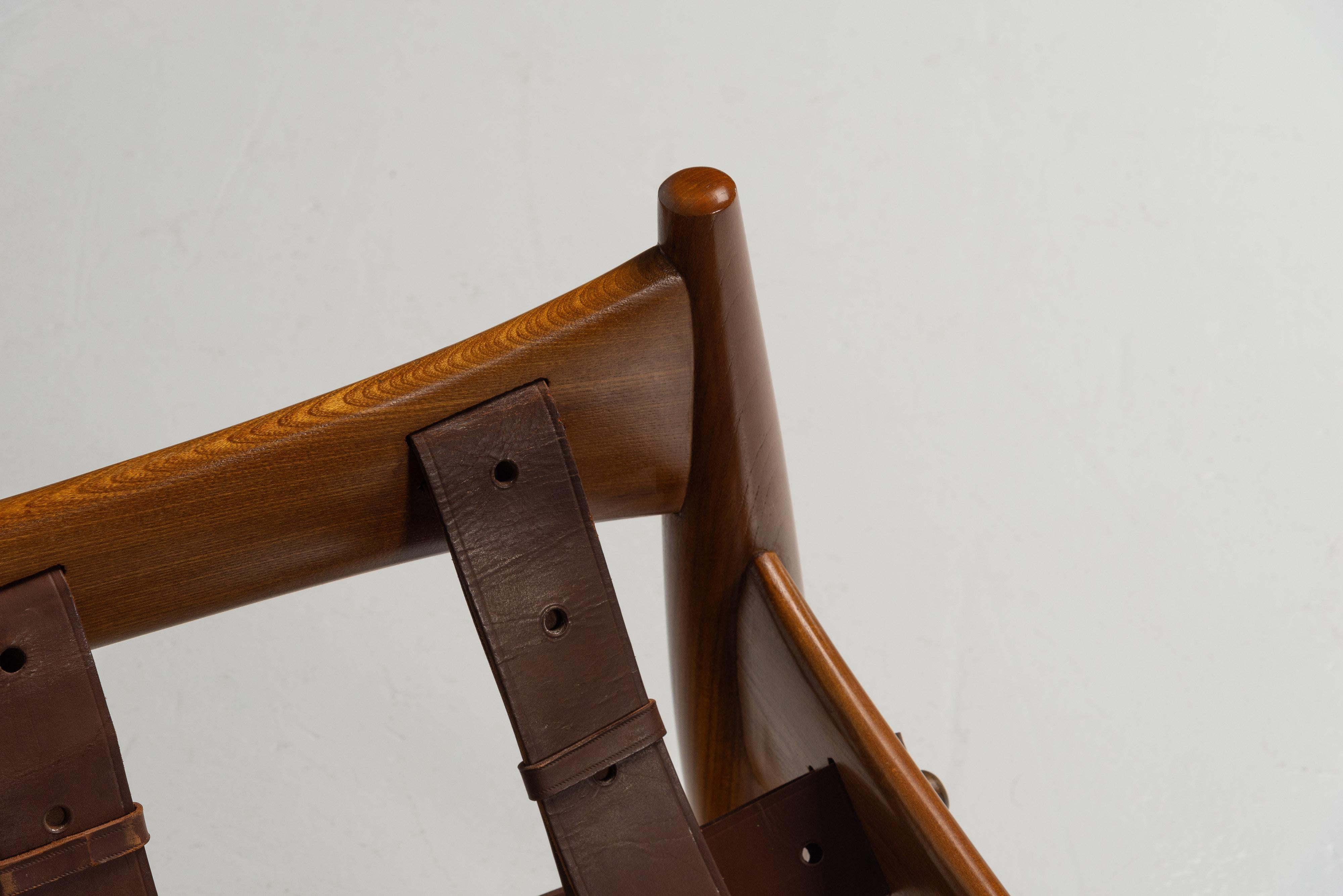 Sergio Rodrigues Sheriff lounge chair ISA Bergamo Italy 1961 8