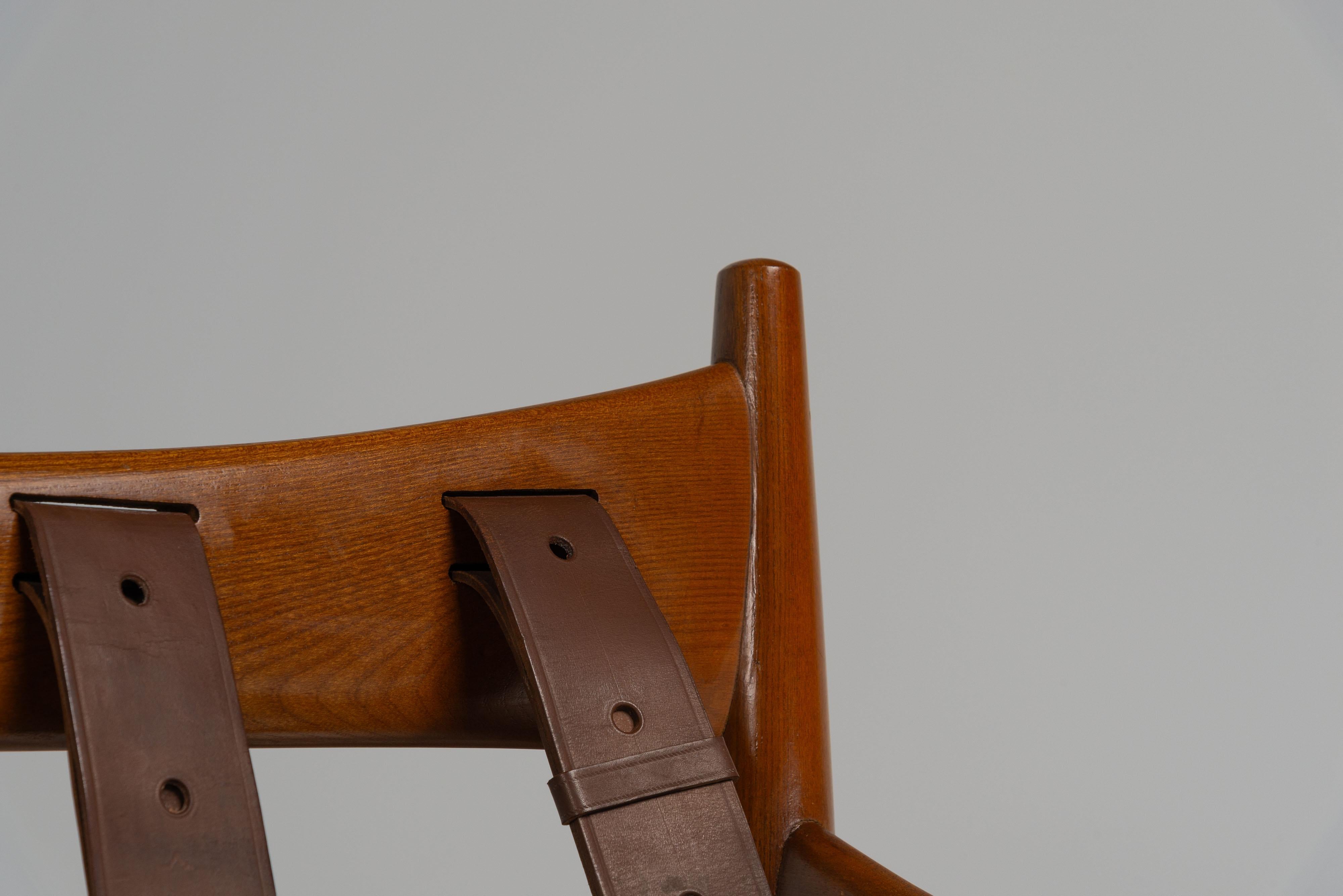 Sergio Rodrigues Sheriff lounge chair ISA Bergamo Italy 1961 9