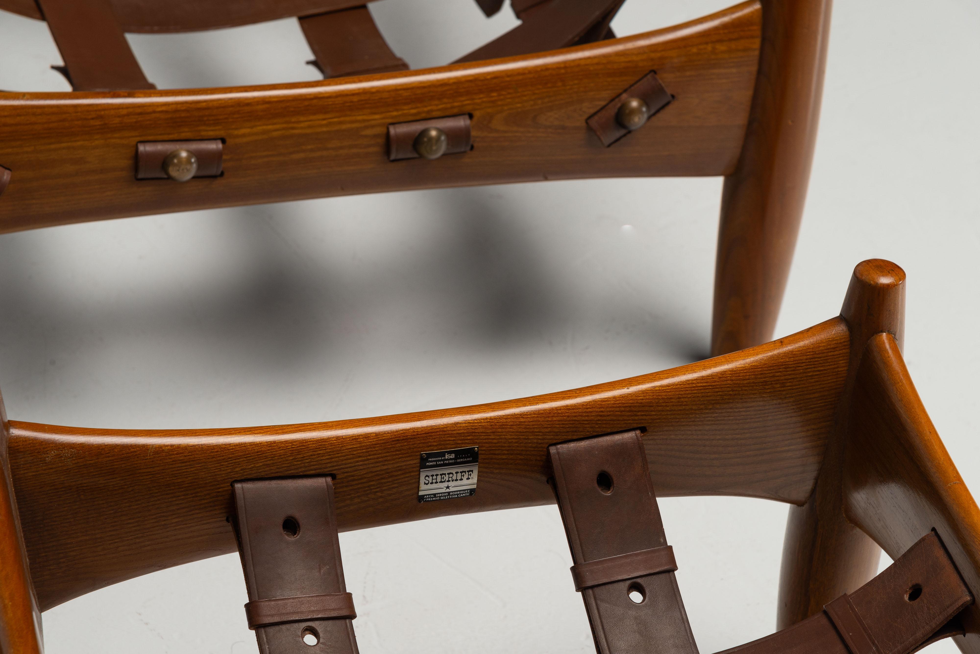 Sergio Rodrigues Sheriff lounge chair ISA Bergamo Italy 1961 10