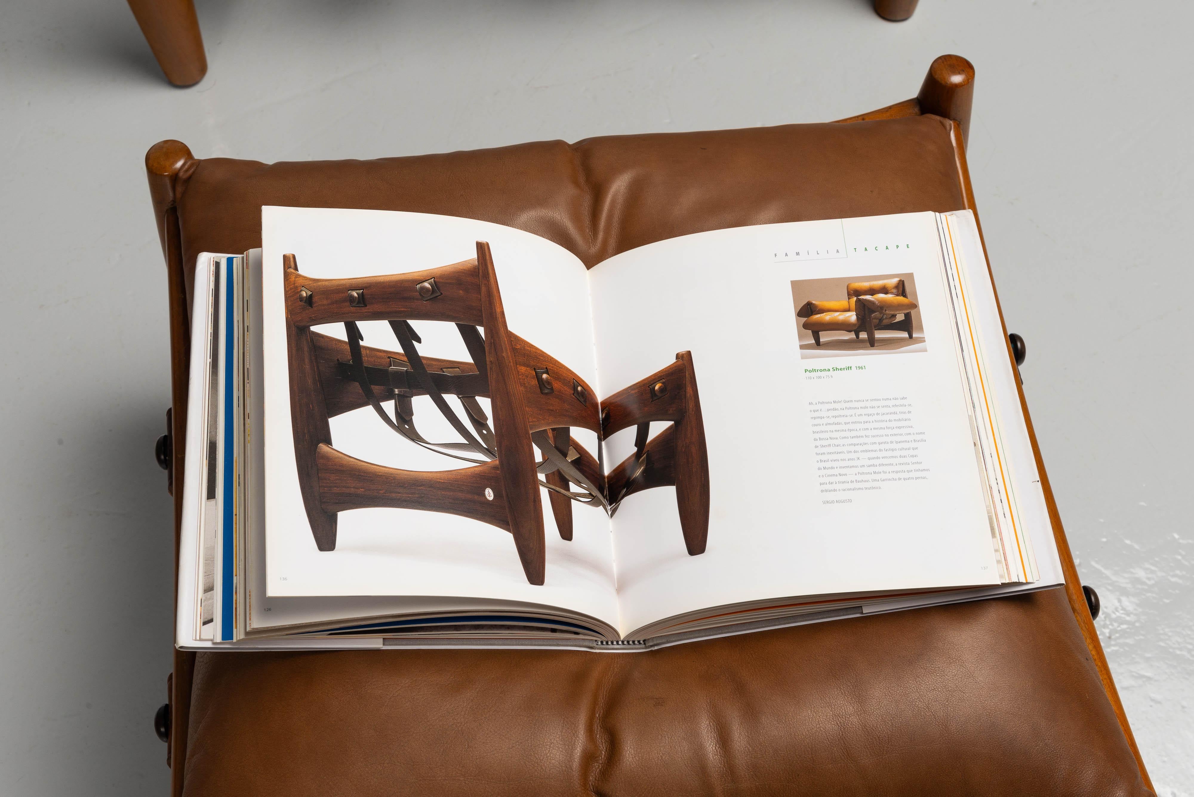 Sergio Rodrigues Sheriff lounge chair ISA Bergamo Italy 1961 12
