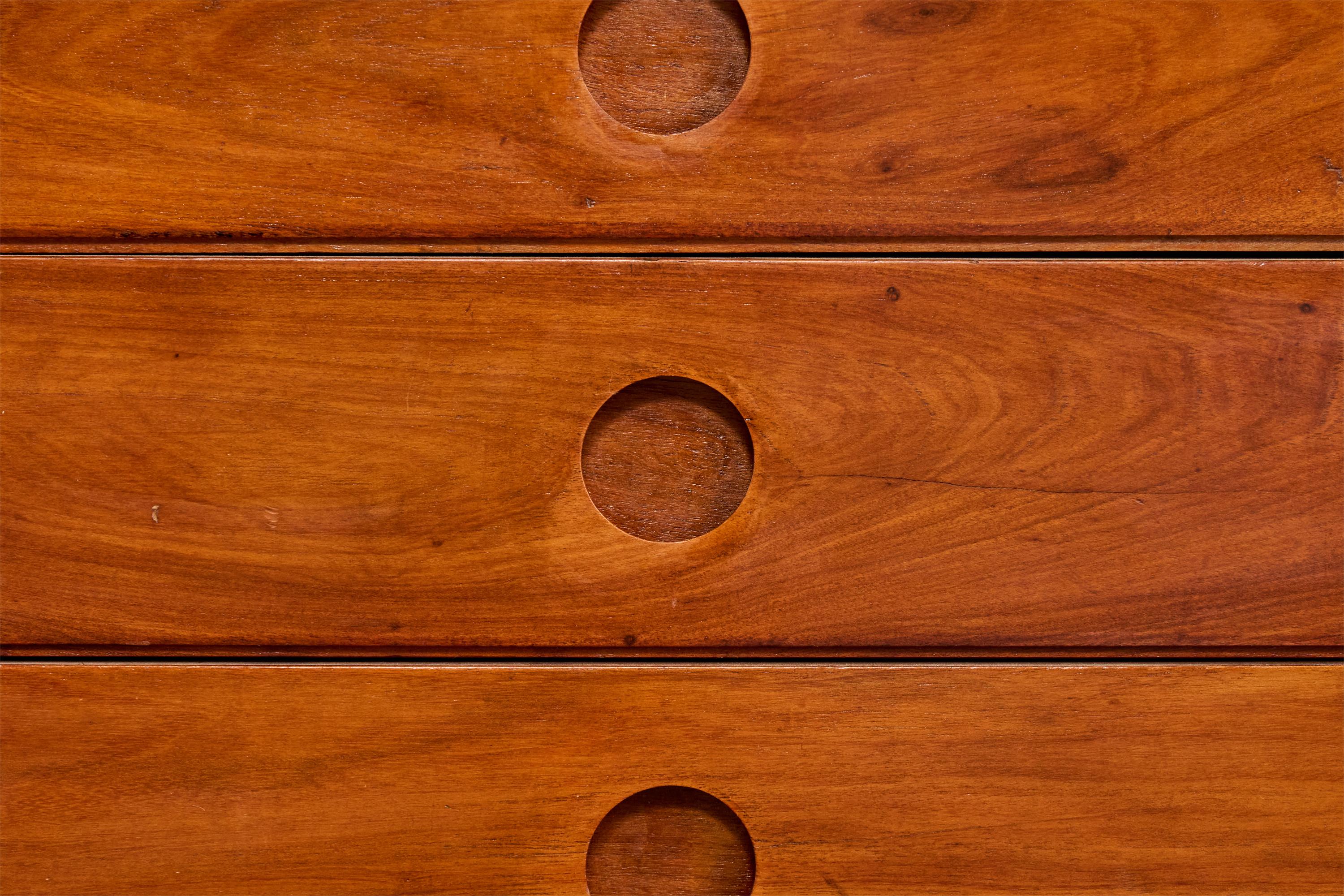 Sergio Rodrigues, Sideboard, Freijó, Leather, Brazil, 1960s For Sale 7