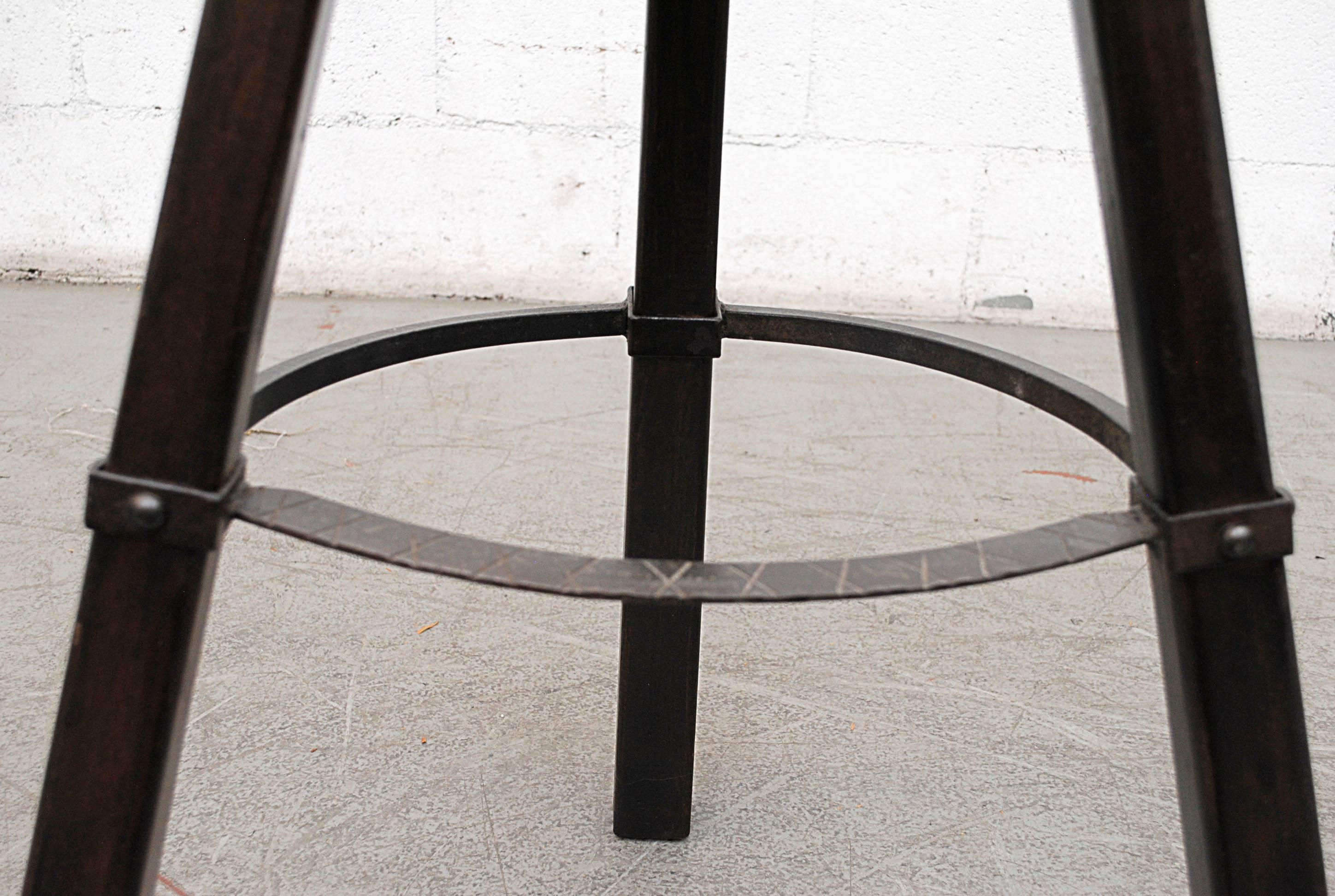 Sergio Rodrigues Style Bar Stools 4