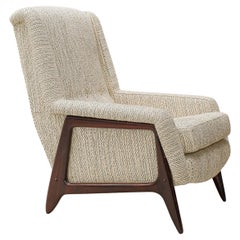 Sergio Rodrigues - Taba - Sillón Stella de palisandro macizo jacarandá 1956