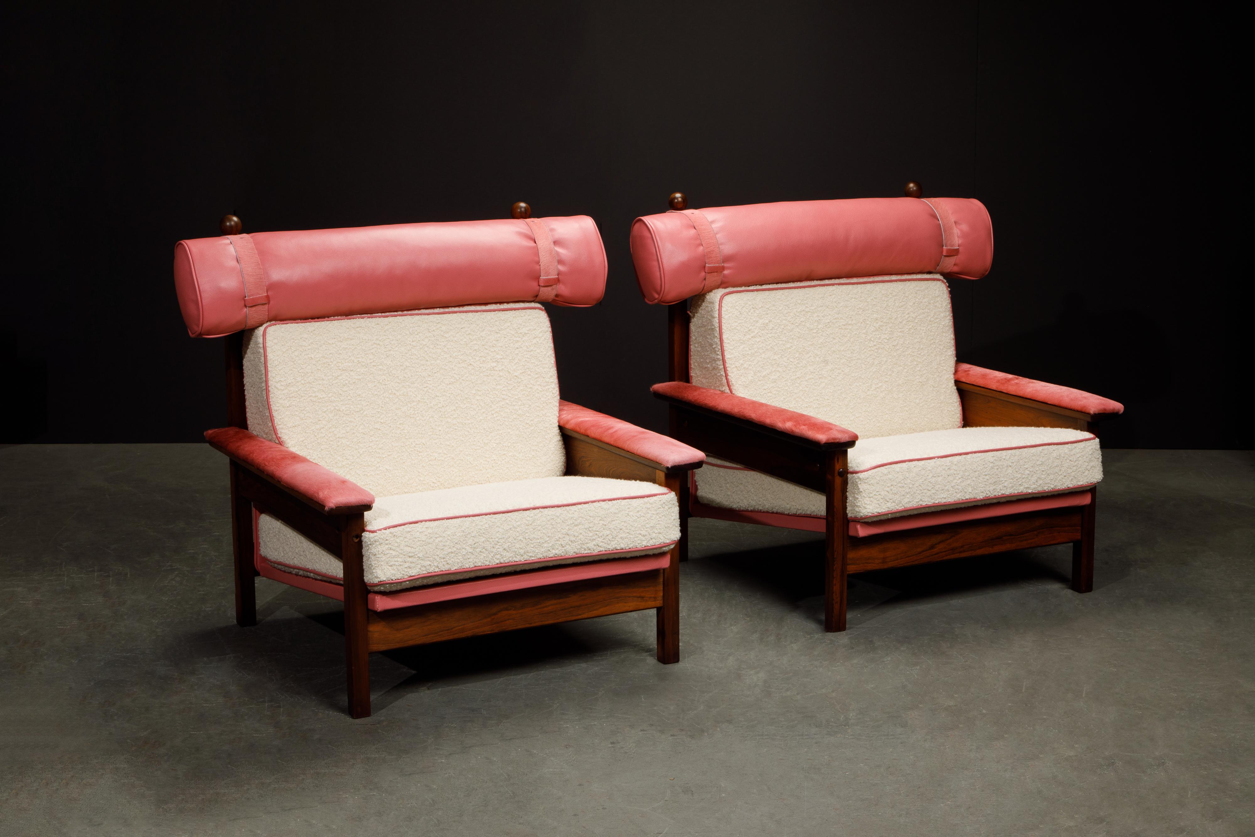 If you are looking for the most unique and coveted rare pair of armchairs for you or your client, look no further, this pair of Sergio Rodrigues 'Tonico' lounge chairs are the best examples you can find, and we will explain why below. 

First,