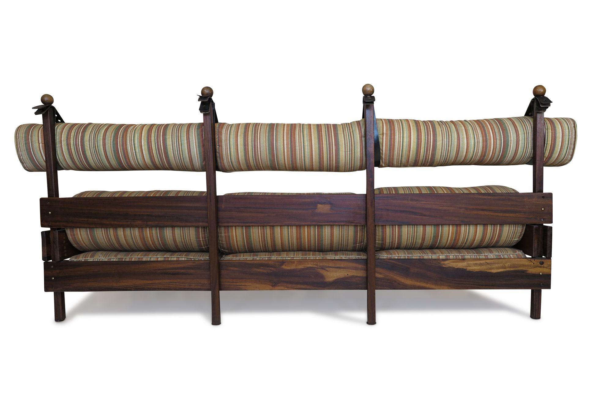 20th Century Sergio Rodrigues Tonico Sofa, By OCA/Meia-Pataca, Brazil, 1962 for Reupholstery For Sale