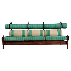 Sergio Rodrigues Tonico Sofa -SF Fall Show, upholstery by David Kleinberg