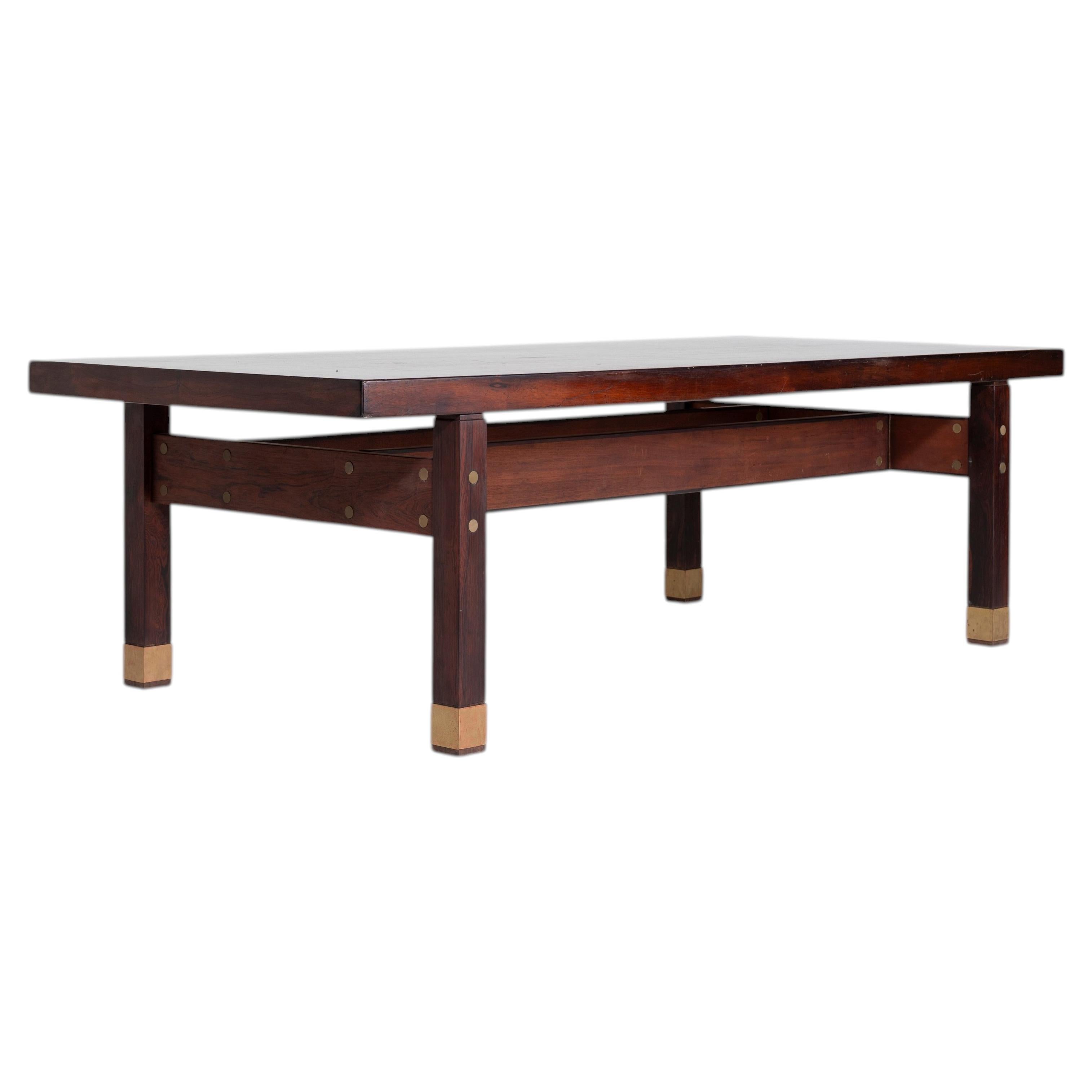 Sergio Rodrigues, table à manger unique « Bloch Editores », Brésil, 1965
