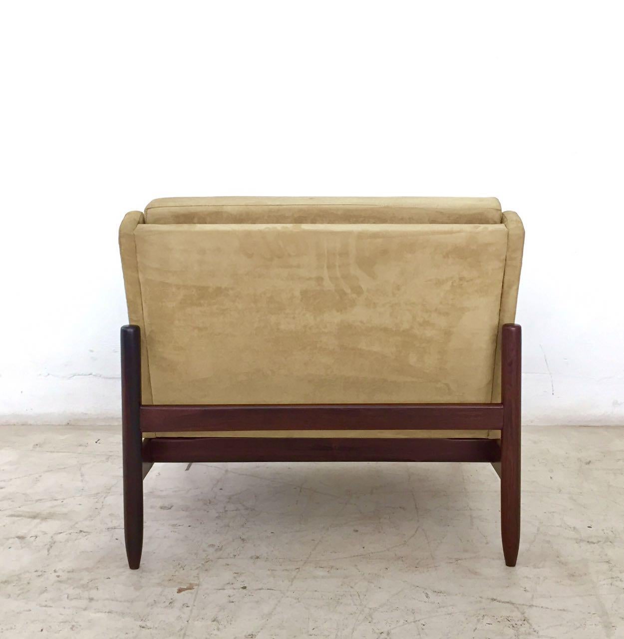 Rosewood Sergio Rodrigues, Vivi Armchair, Brazilian Midcentury For Sale