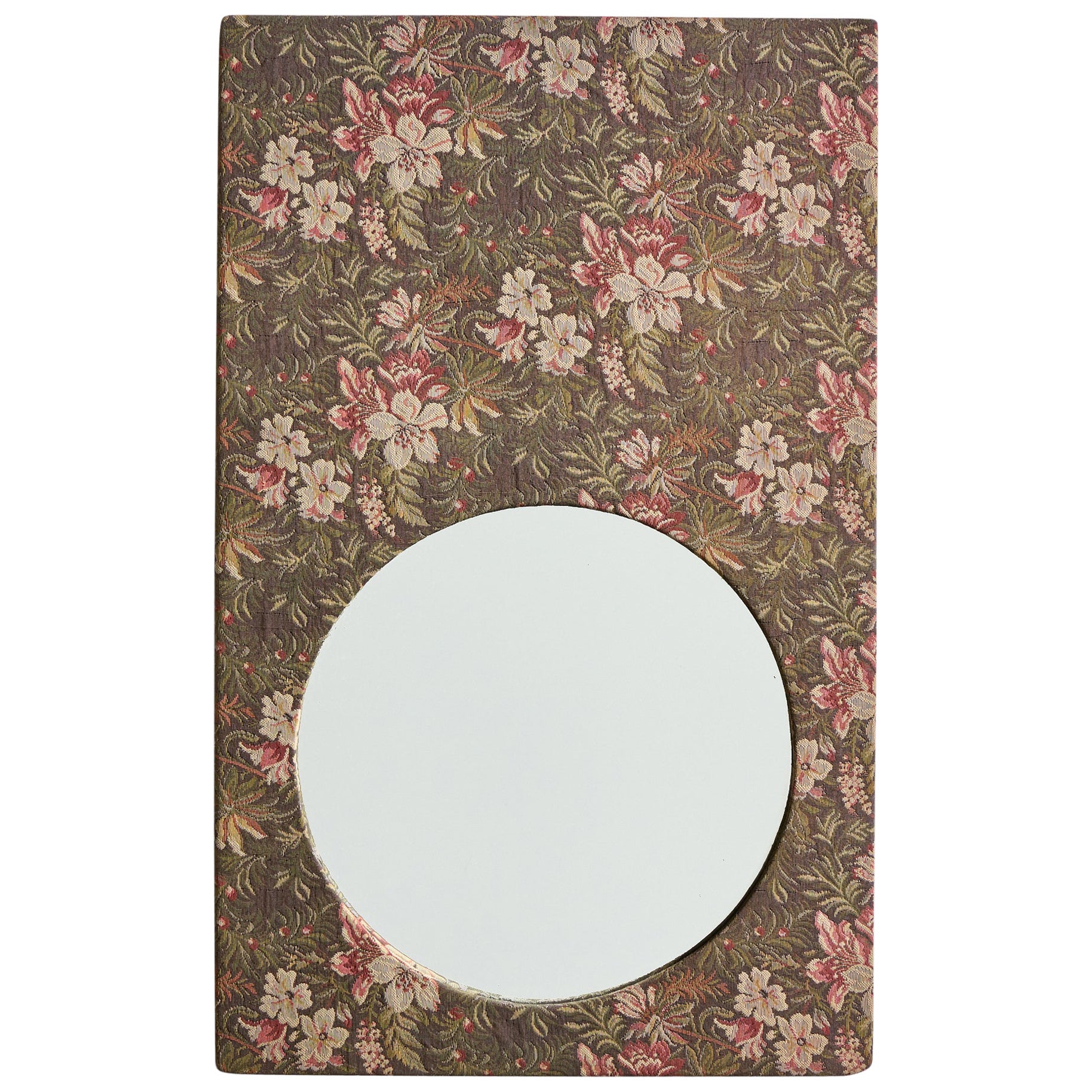 Sergio Rodrigues, Wall Mirror, Fabric, Brazil, 1970