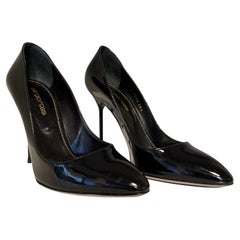 Sergio Rossi Black Patent Pumps IT 38.5