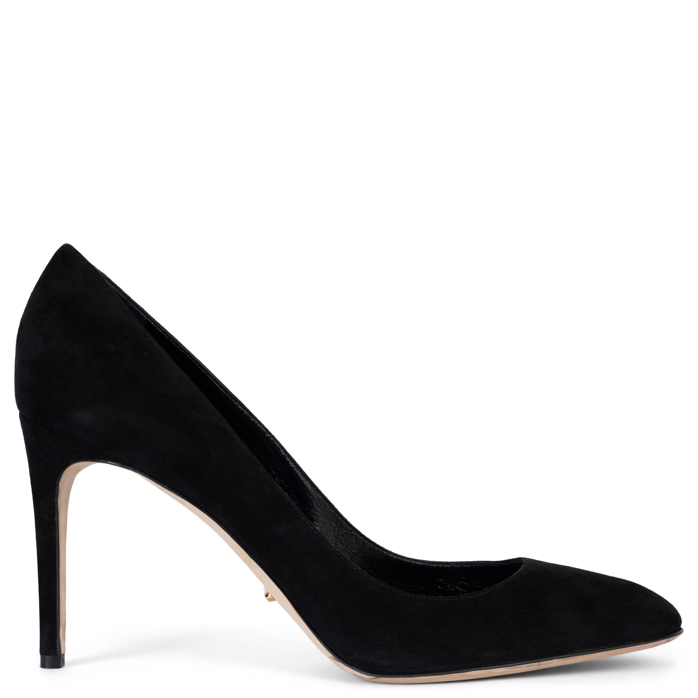 SERGIO ROSSI ante negro MADAME 90 Bombas Zapatos 41.5 en venta