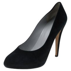 Sergio Rossi Escarpins en daim noir Taille 40.5