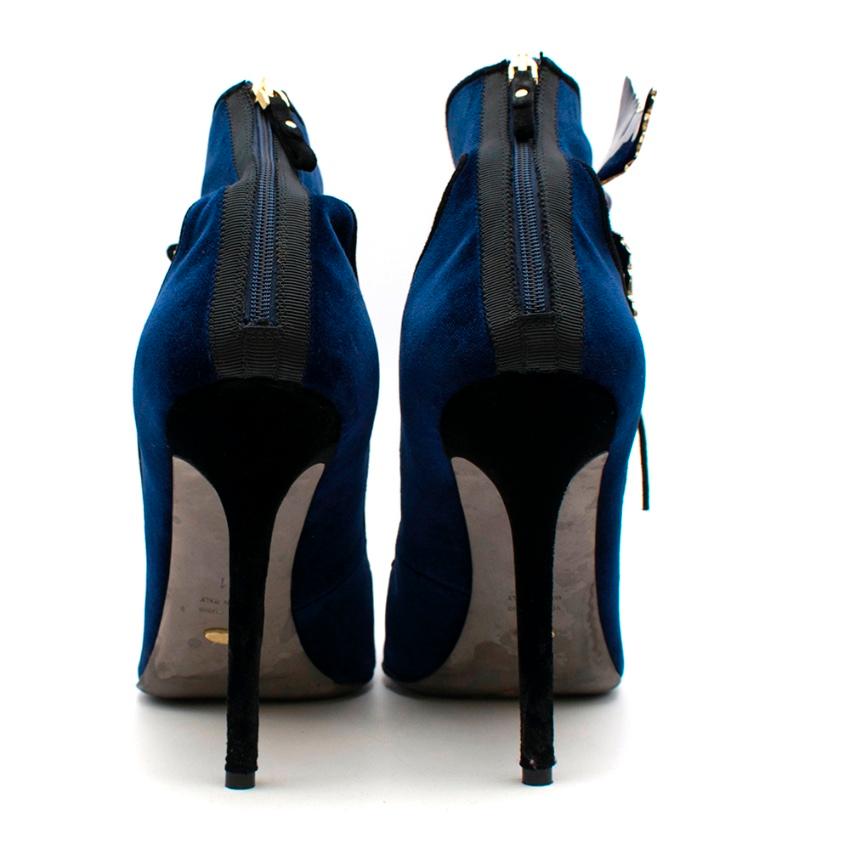 blue butterfly heels