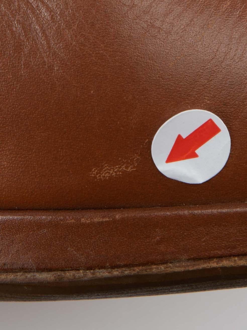 Sergio Rossi Bombas Slip On de Piel Marrón Talla IT 38 en venta 1