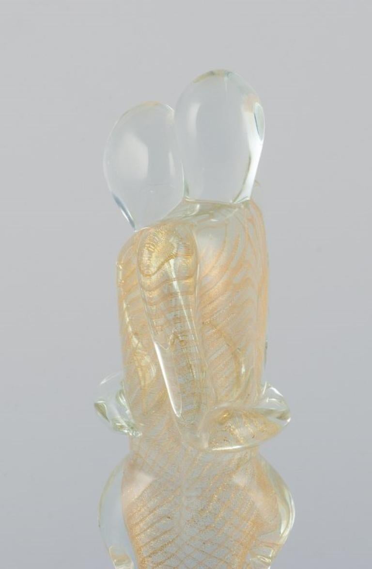Sergio Rossi for Murano, Italy. Large sculpture featuring a couple In Excellent Condition For Sale In Copenhagen, DK