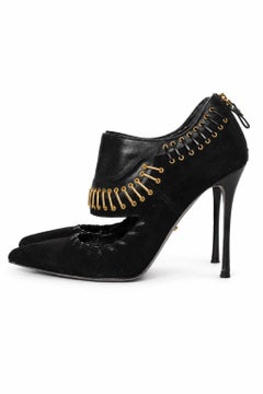 Sergio Rossi, Leather and suede ankle boots