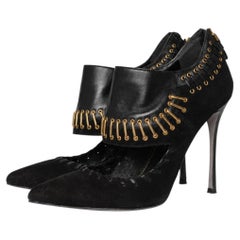 Sergio Rossi, Leather and suede ankle boots