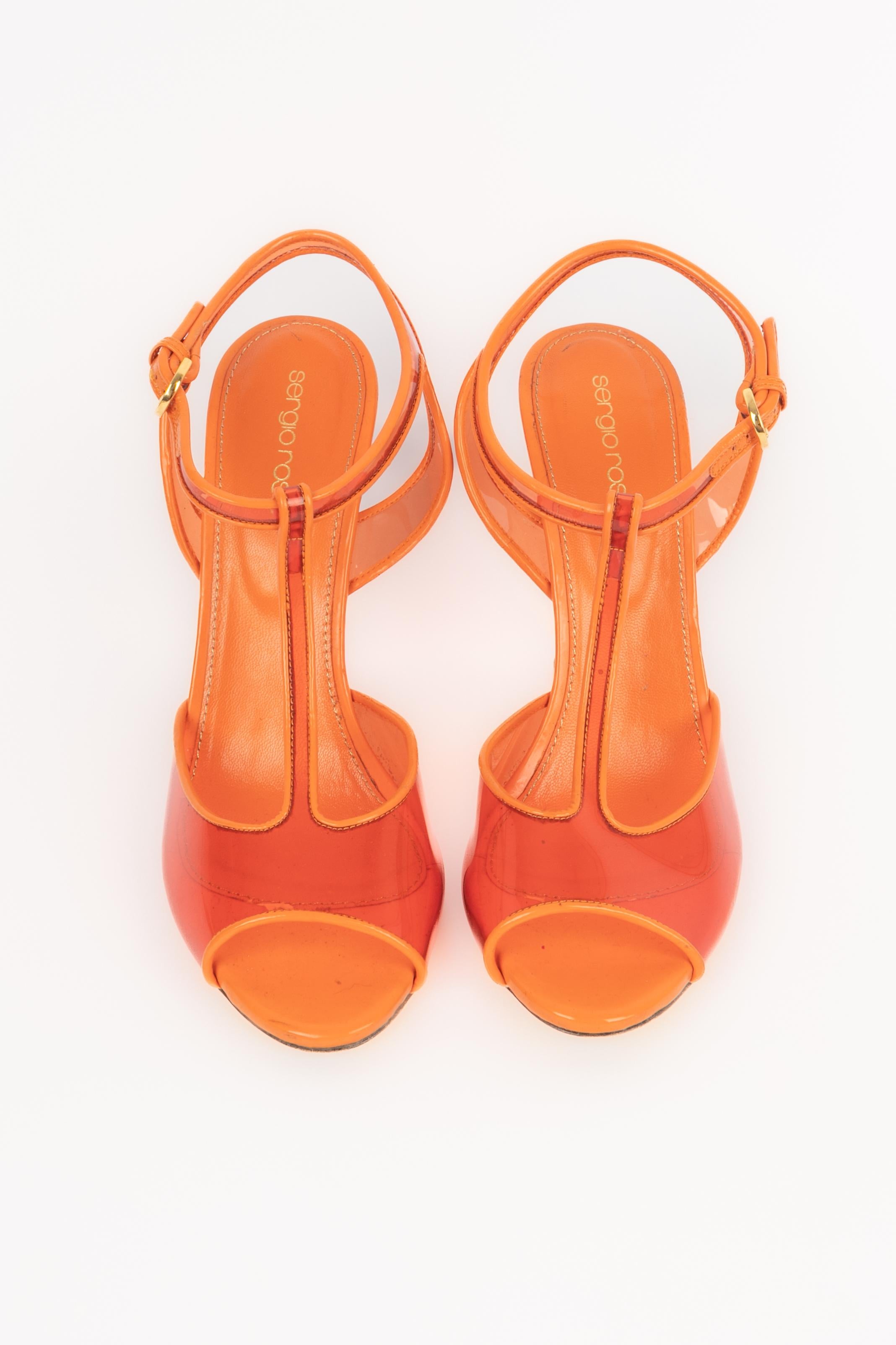 Orange Sergio Rossi - talons aiguilles orange en vente
