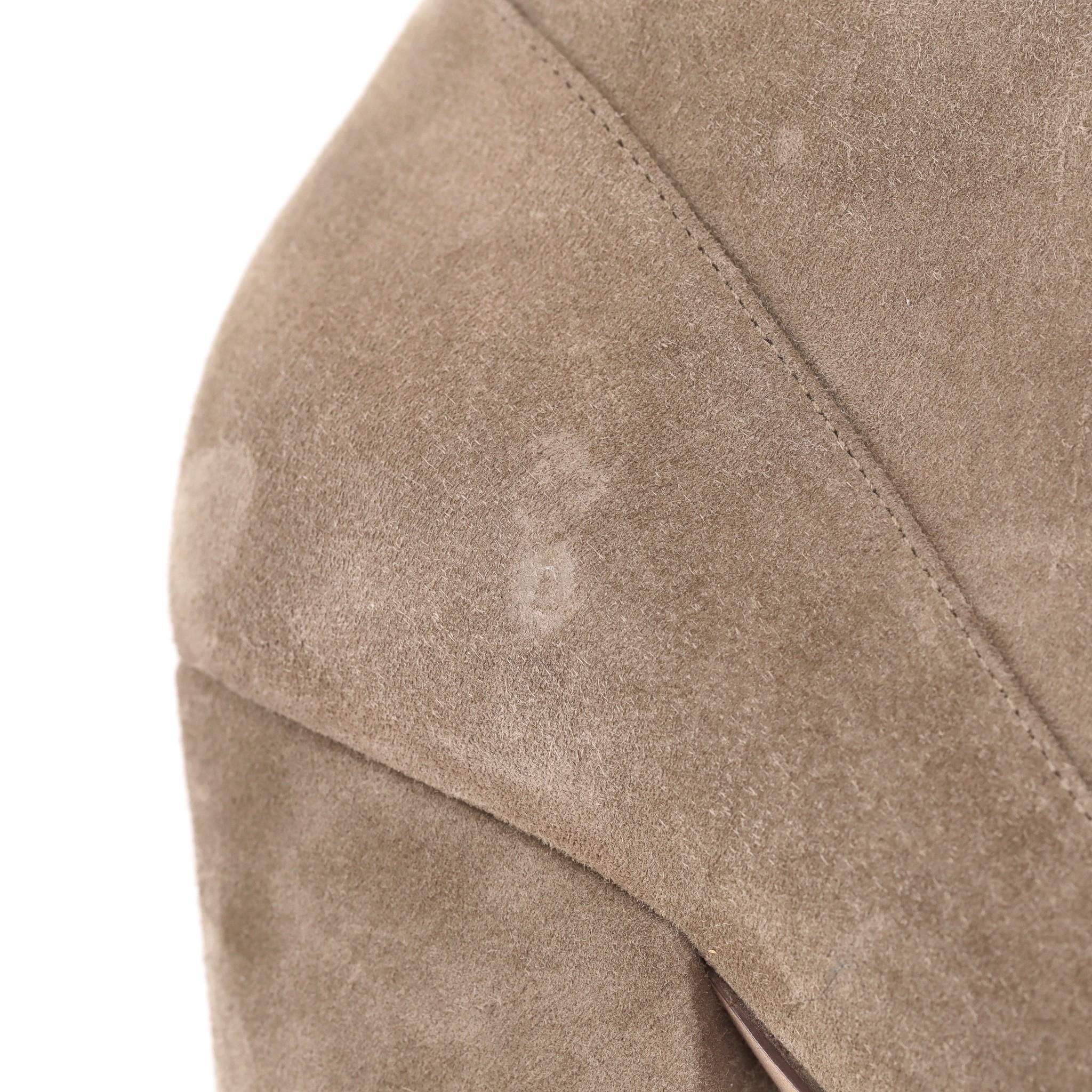 Sergio Rossi Over-The-Knee Suede Boots For Sale 7