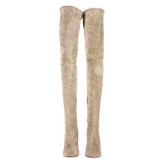 Sergio Rossi Over-The-Knee Suede Boots