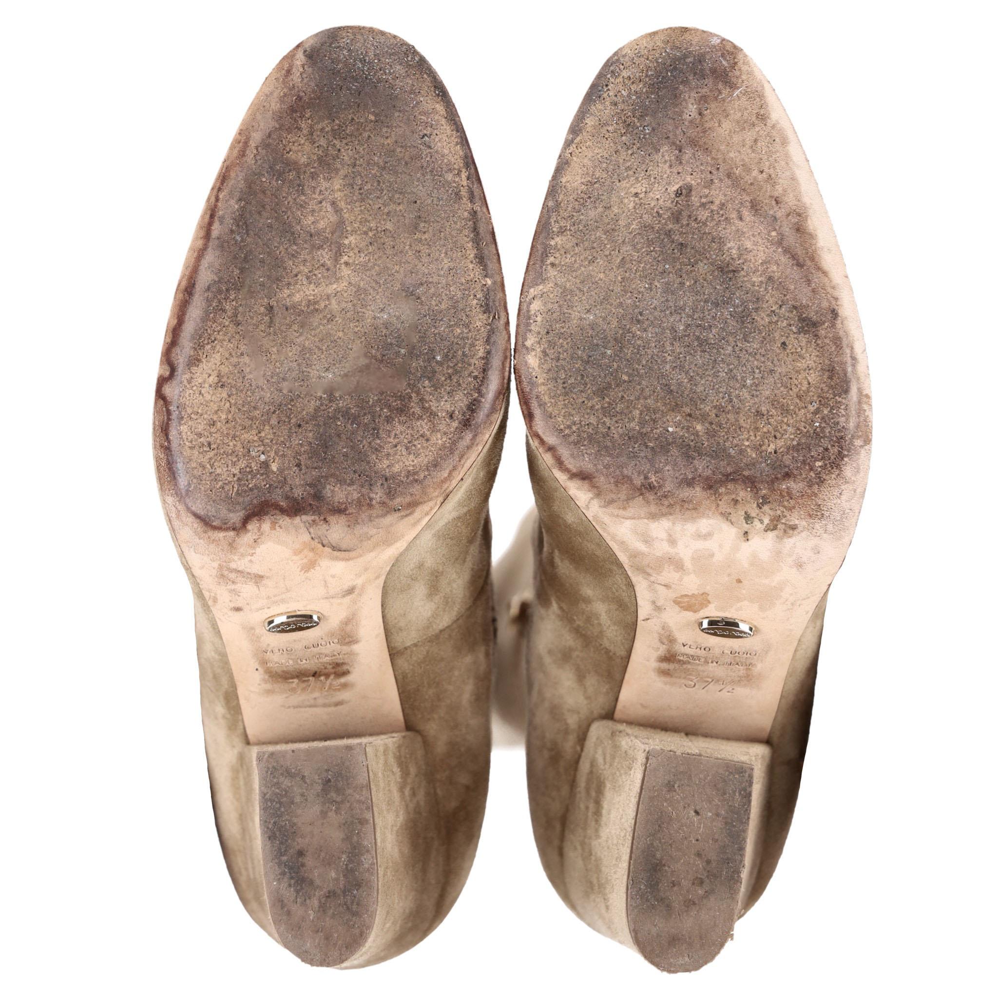 Women's Sergio Rossi Over-The-Knee Suede Boots For Sale
