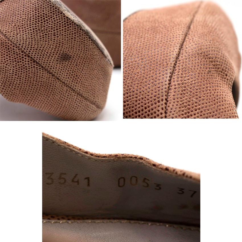 Sergio Rossi Peeptoe Platform Sandals - Size EU 37.5 For Sale 3
