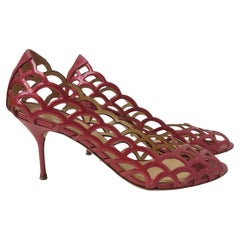 Sergio Rossi Perforated Open Toe IT 38, 5