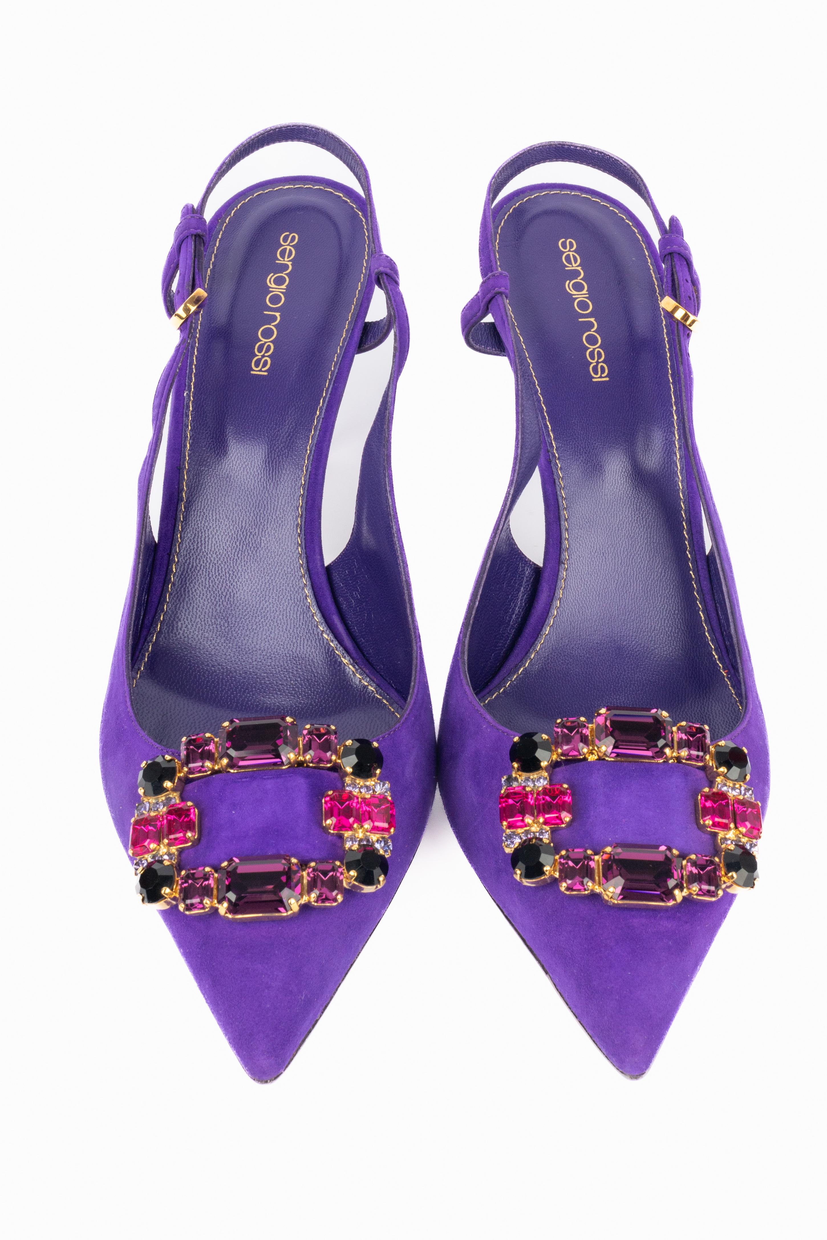 Viola Décolletés Sergio Rossi in vendita