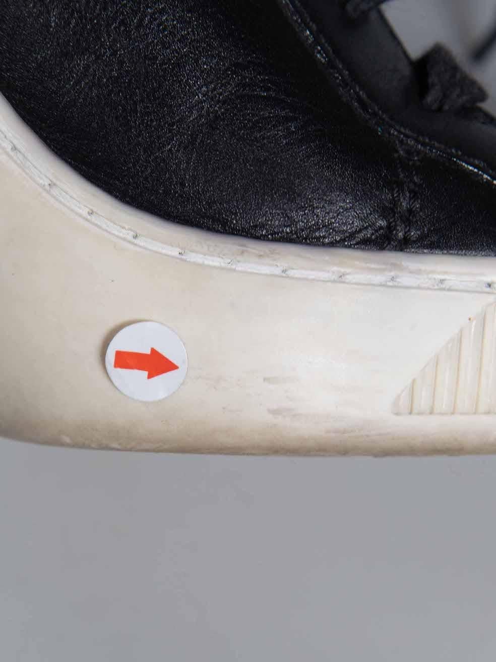 Sergio Rossi Sergio Rossi x Puma Black Leather High Heeled Trainers Size IT 38 4