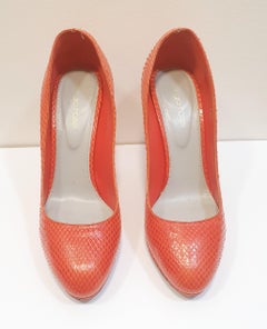 Sergio Rossi - Chaussures en peau de serpent
