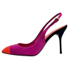 Sergio Rossi - Tacchi in pelle scamosciata con la slingback