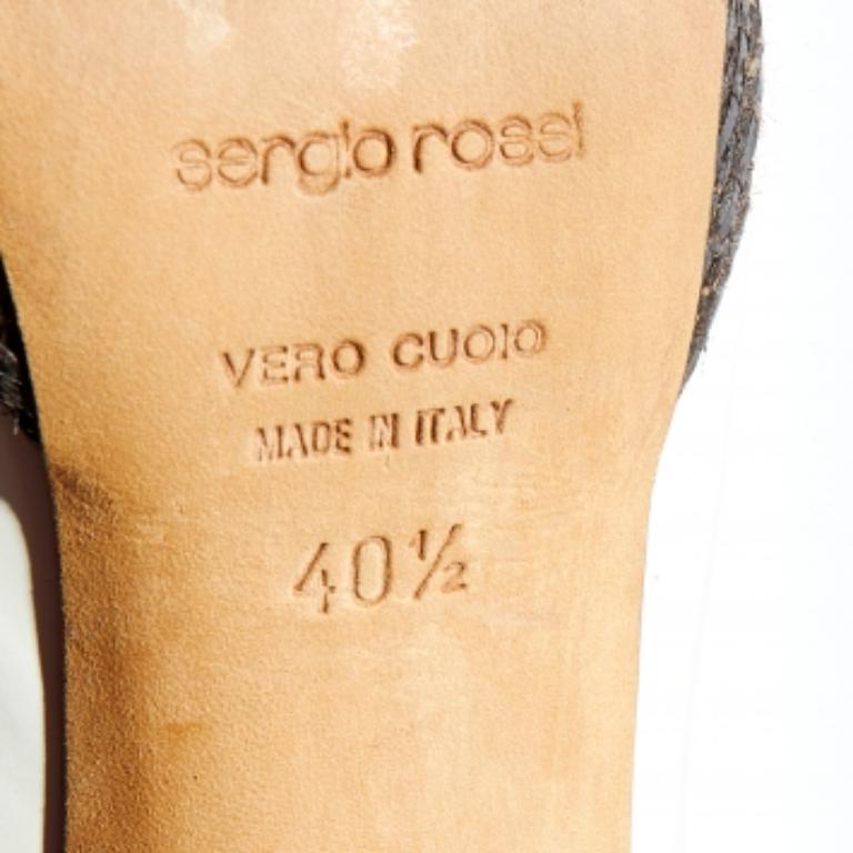 Sergio Rossi Pumps Peep Toe in pelle bianca misura 40,5 in vendita 4
