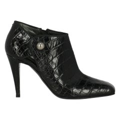 Sergio Rossi Woman Ankle boots Black Leather IT 38