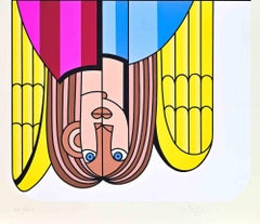 Angel - Screenprint by Sergio Ruffolo - 1970s