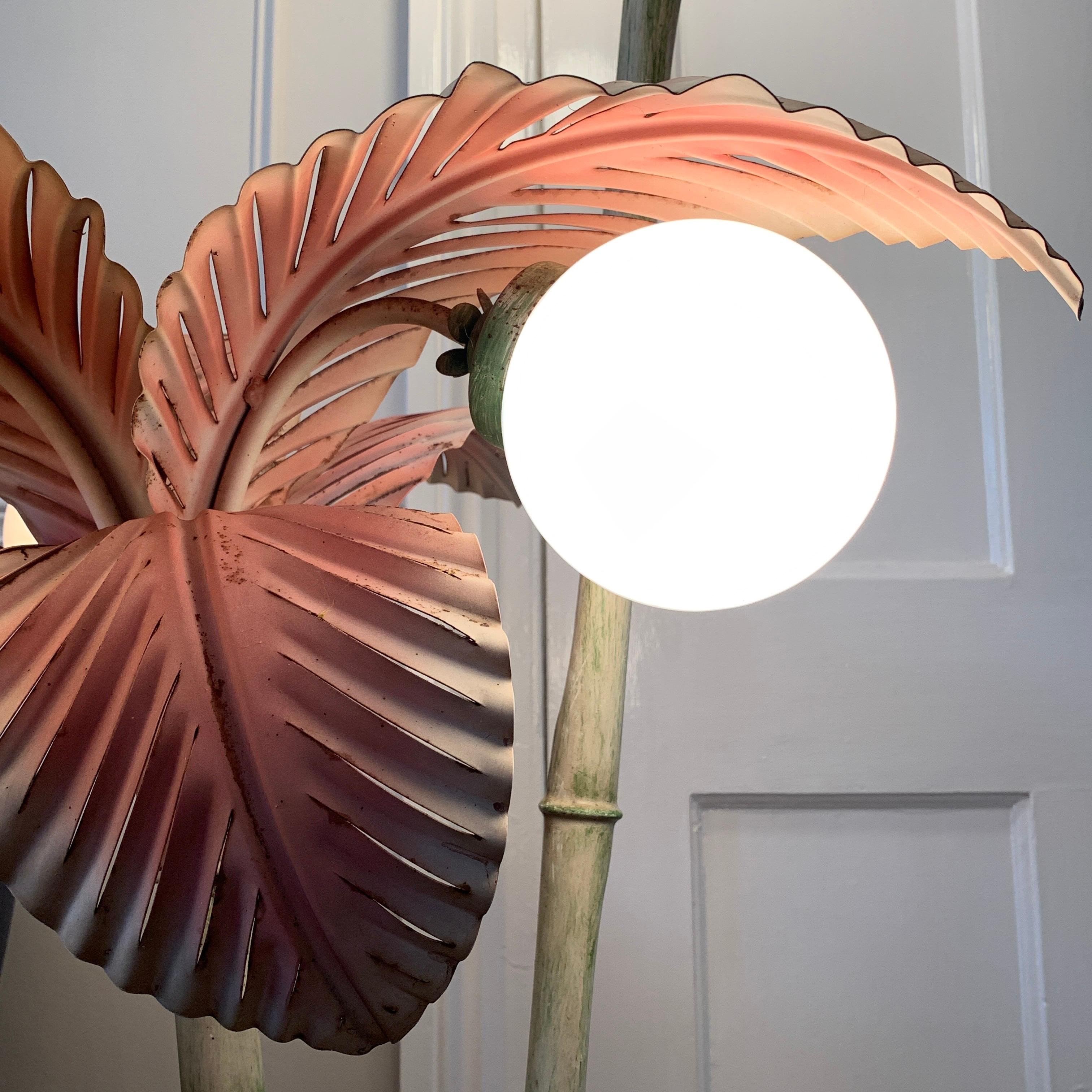 Italian Sergio Terzani Palm Tree Floor Lamp