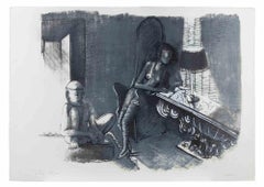 Rêves d'Orient - Lithographie de Sergio Vacchi - années 1980