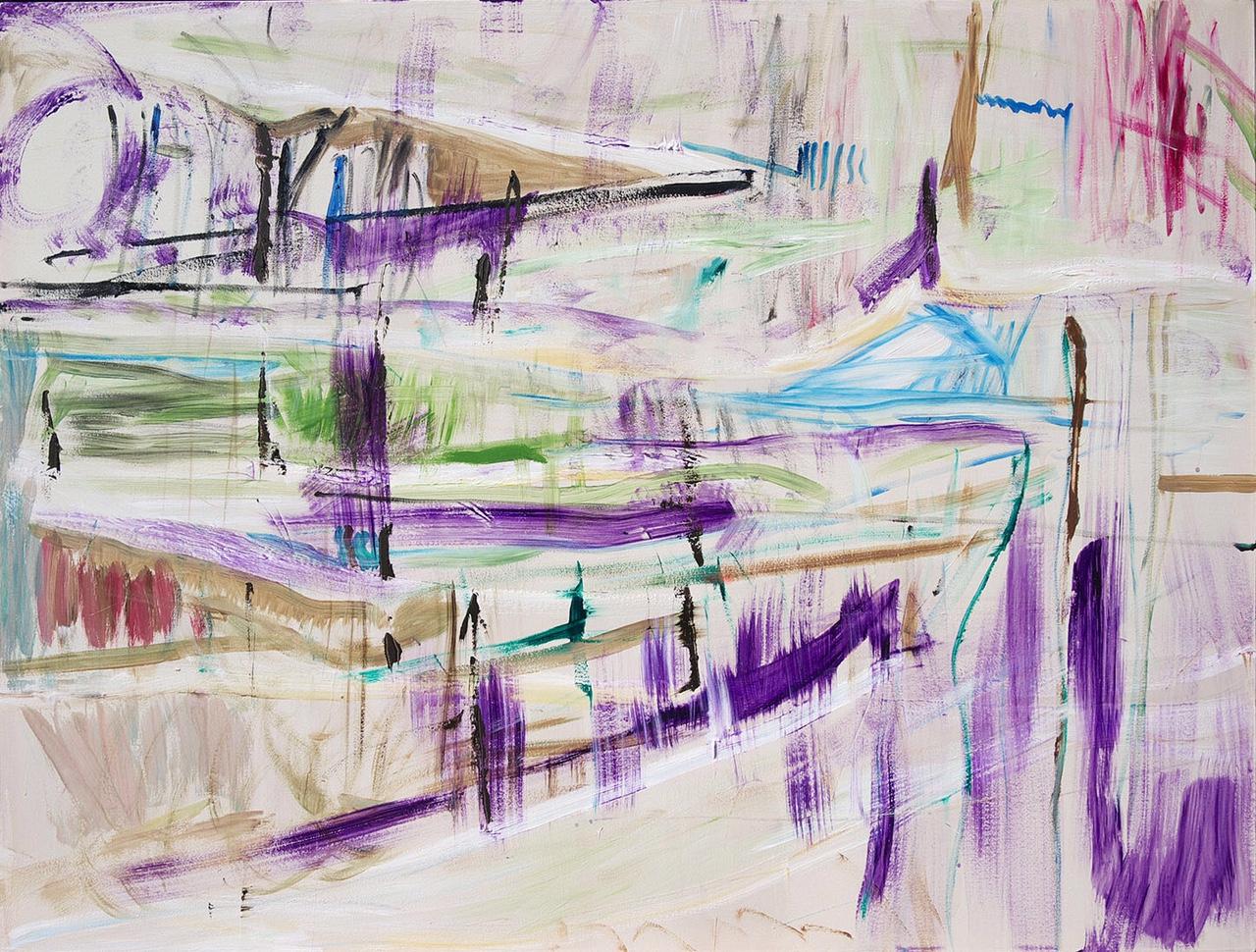 Sergio Vizcarra Abstract Painting - Lago