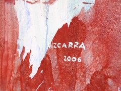 « Madre Tierra », peinture acrylique d'expressionnisme abstrait de Sergio Vizcarra