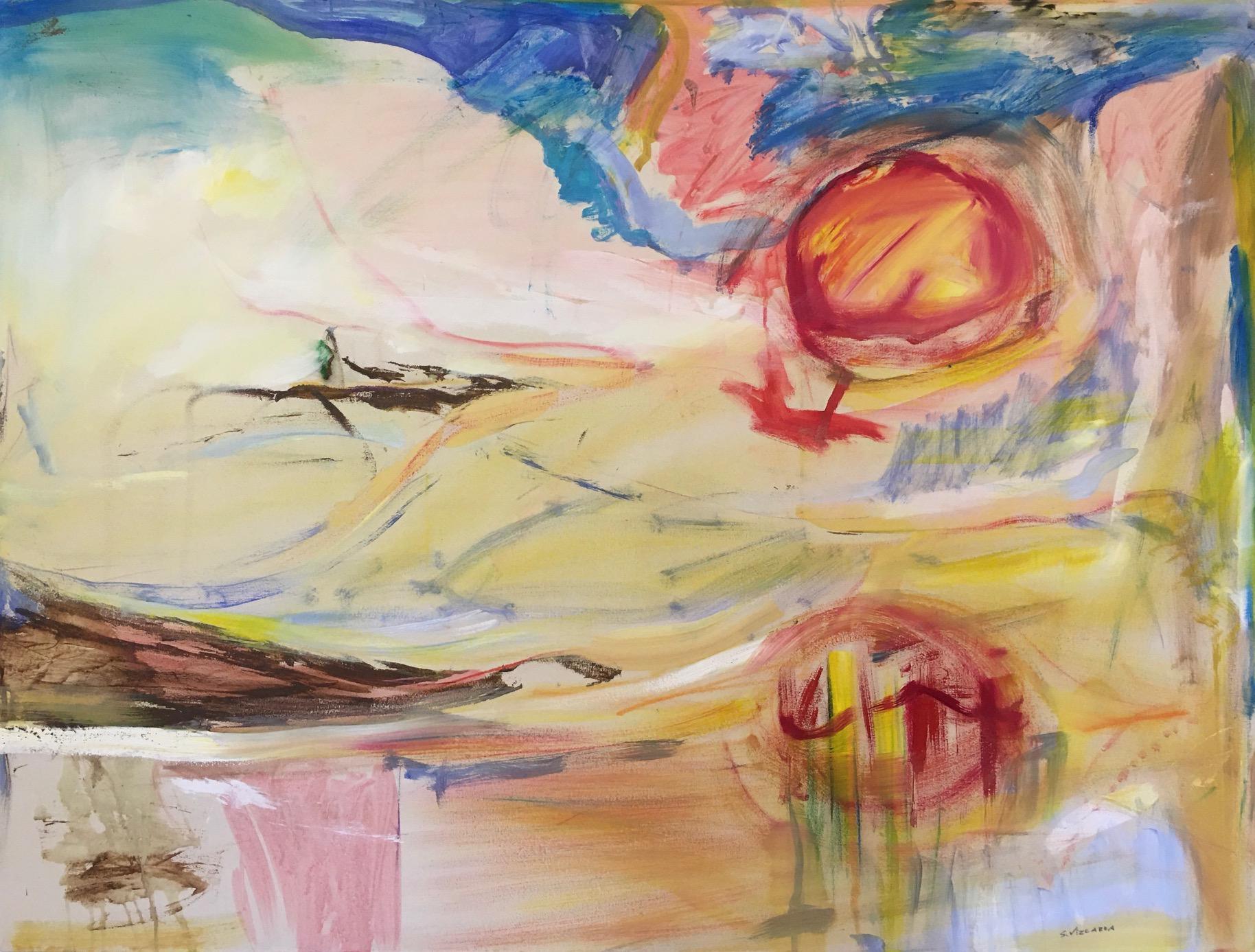 Abstract Painting di Sergio Vizcarra - Senza titolo