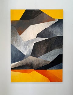 A Pond 7 - Painting, Bright colors, Abstract landscape, Big format, Vibrant