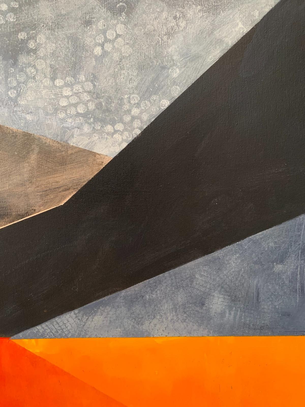 Un Estanque 7 - Pintura, Colores vivos, Paisaje abstracto, Gran formato, Vibrante en venta 1