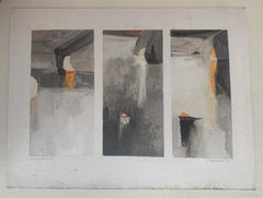 Kurtkowiec. Paisaje abstracto, Pintura acrílica, Montañas Tatra, Arte polaco