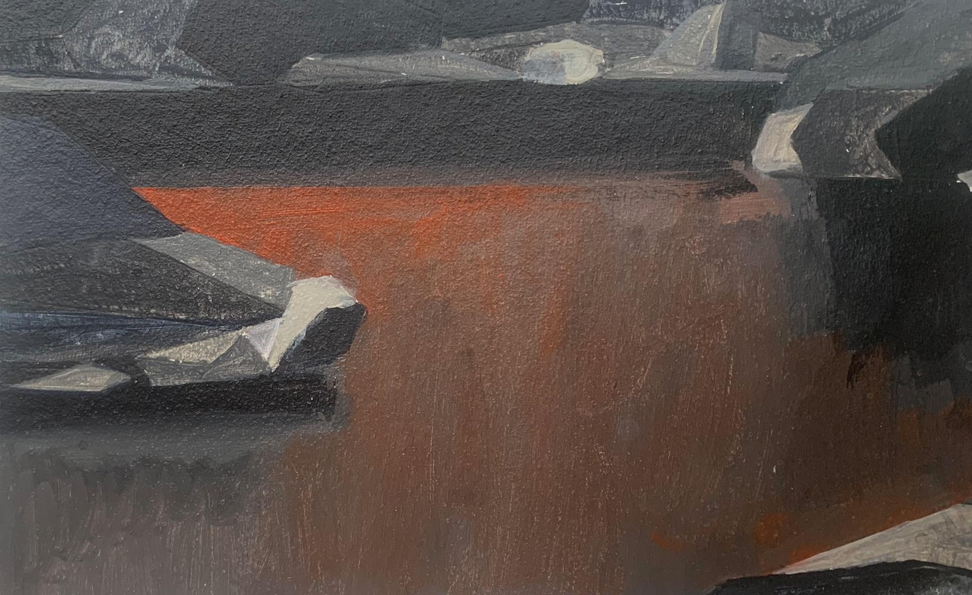 Kurtkowiec. Paesaggio astratto, Pittura acrilica, Monti Tatra, Arte polacca - Painting Altro stile artistico di Sergiusz Powałka