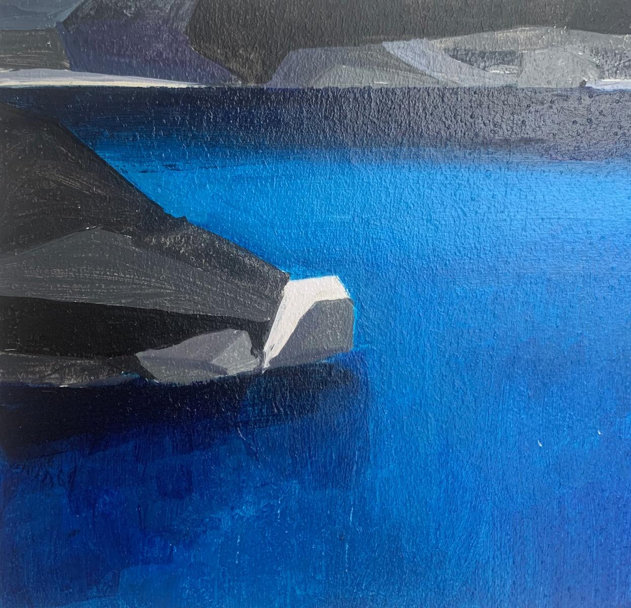 Kurtkowiec. Paisaje abstracto, Pintura acrílica, Montañas Tatra, Arte polaco - Painting Otro estilo de arte de Sergiusz Powałka