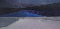Morskie Oko. Abstract landscape, Acrylic Painting, Tatra Mountains, Polish art