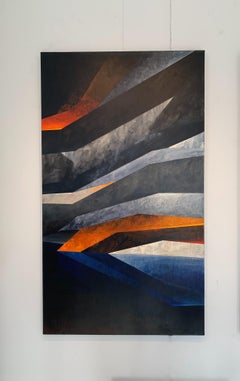 Wyżni Wielki Furkotny Staw 14 - Painting, Bright colors, Abstract landscape