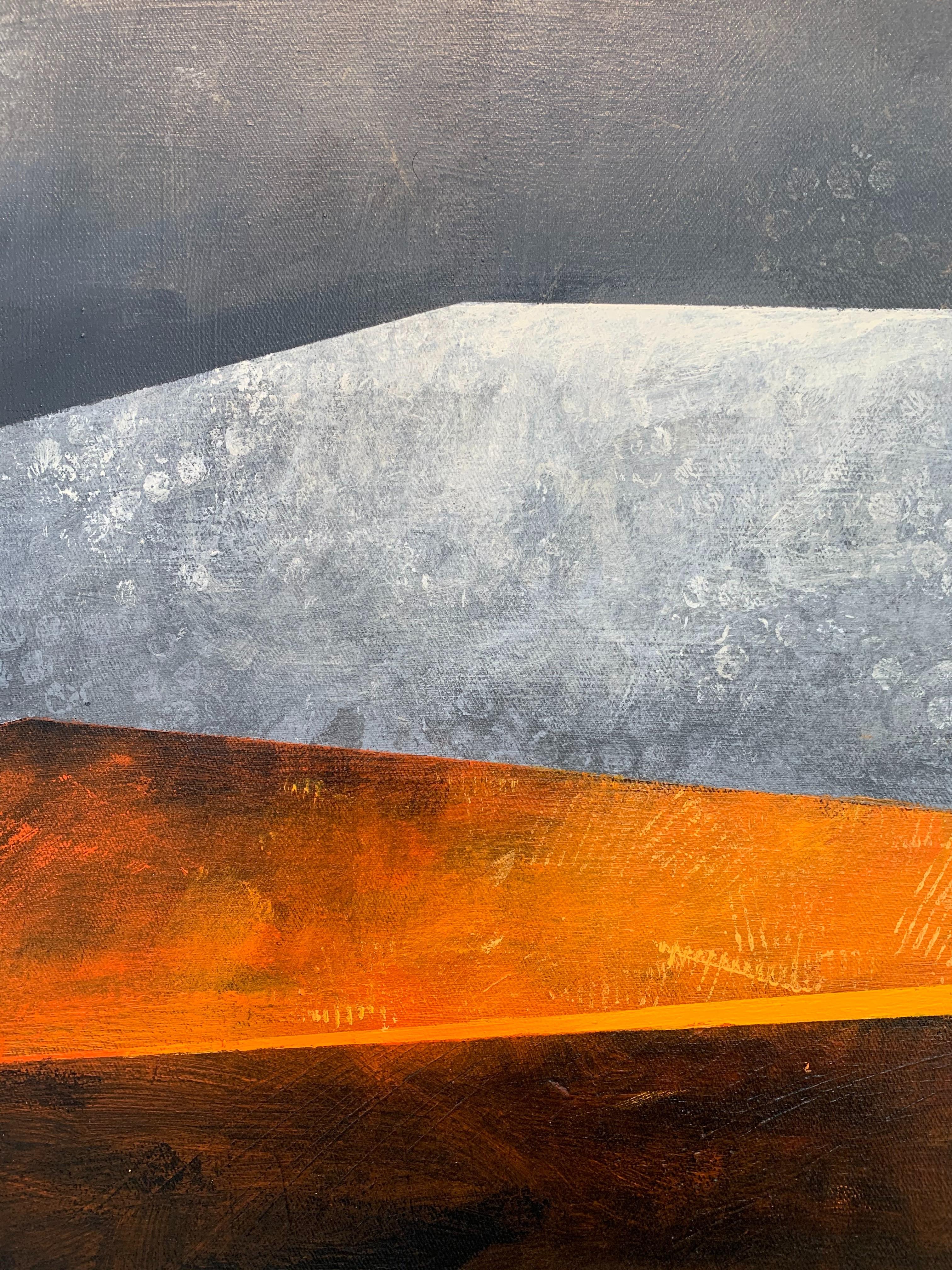 Wyni Wielki Furkotny Staw 14 - Peinture, couleurs vives, paysage abstrait en vente 1