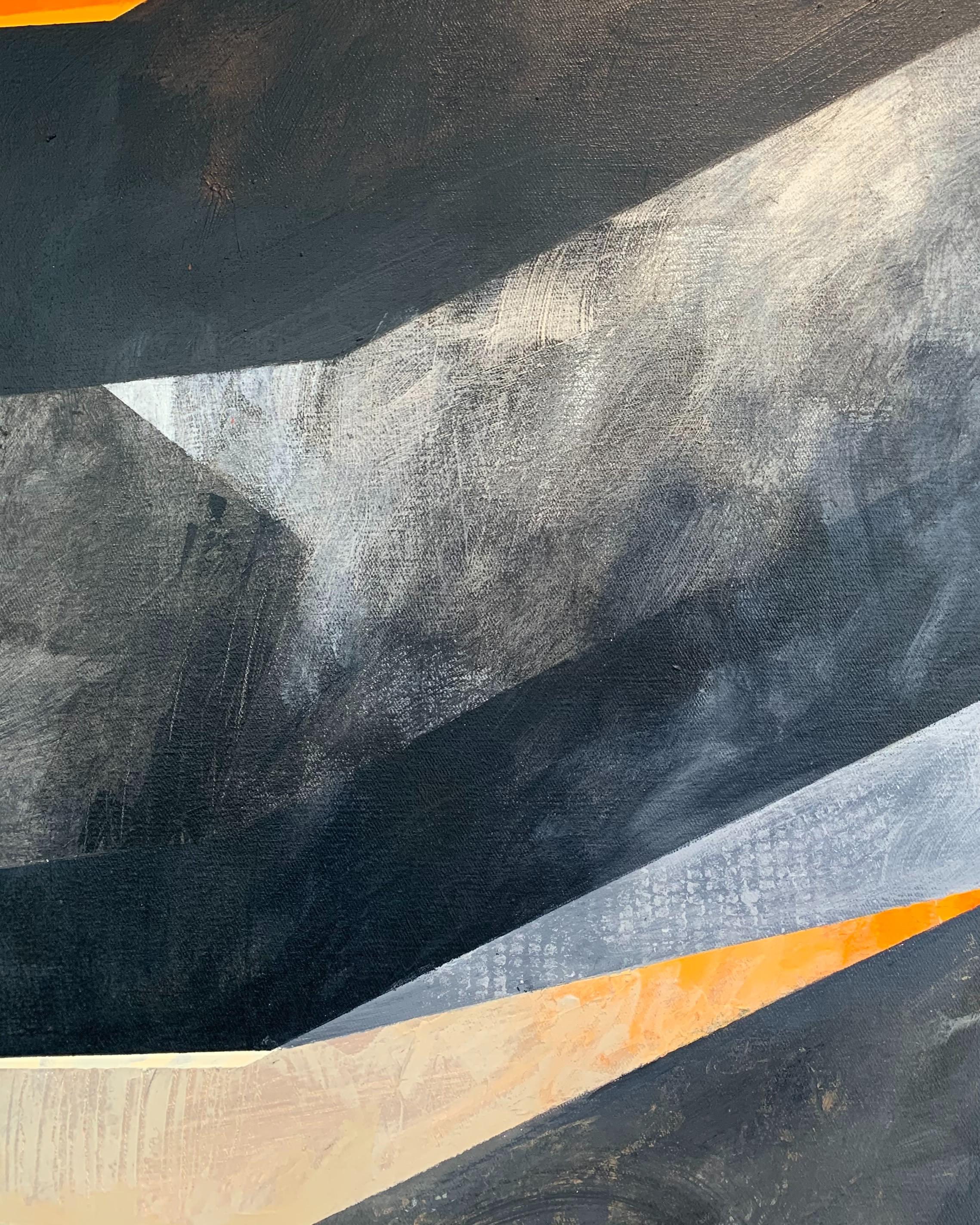 Wyni Wielki Furkotny Staw 14 - Peinture, couleurs vives, paysage abstrait en vente 3