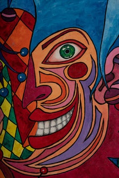 Jester In Blue - archival pigment print 48"x36"